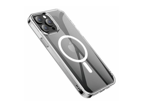 eSTUFF - Baksidedeksel for mobiltelefon - MagSafe-samsvar - termoplast-polyuretan (TPU) - blank - for Apple iPhone 13 Pro Max