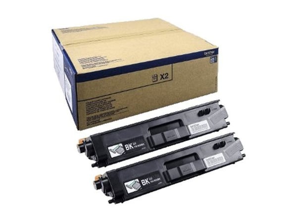 Brother TN900BK - 2-pack - svart - original - tonerpatron - for Brother HL-L9300CDWTT, MFC-L9550CDWT