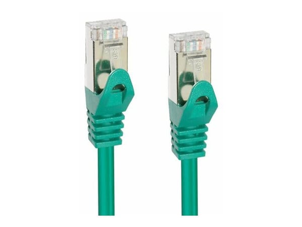 MicroConnect - Nettverkskabel - RJ-45 (hann) til RJ-45 (hann) - 15 m - SFTP, PiMF - CAT 7 - uten hindringer - grønn