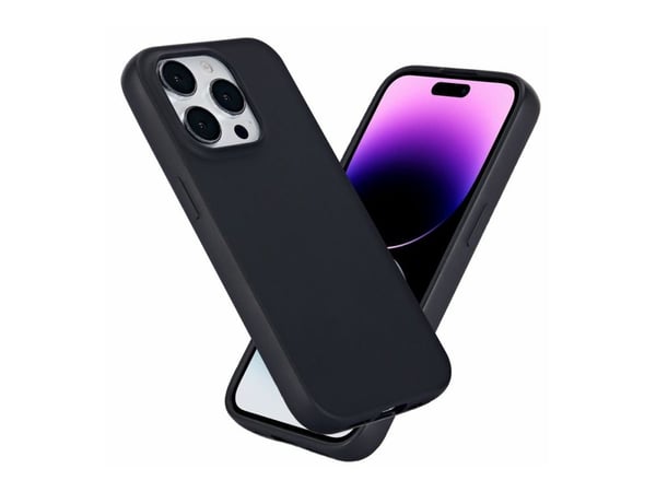 eSTUFF ES67101027-BULK, Suojus, Apple, iPhone 15 Pro, 15,5 cm (6.1"), Musta