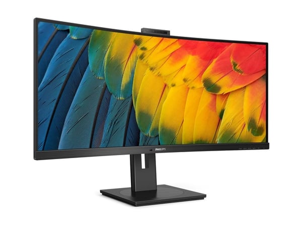 Philips 34B1U5600CH - 5000 Series - LED-skärm - böjd - USB - 34" - 3440 x 1440 WQHD @ 120 Hz - VA - 350 cd/m² - 3000:1 - 4 ms - HDMI, DisplayPort, ...