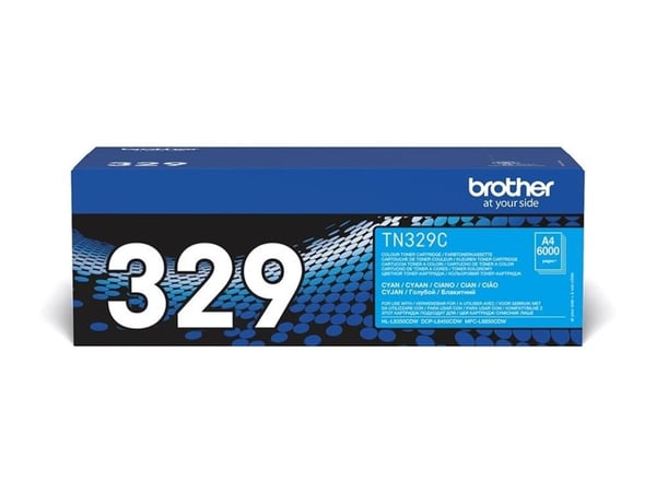 Brother TN329C - Cyan - original - tonerpatron - for Brother DCP-L8450CDW