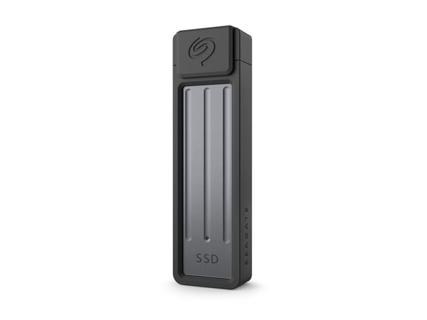 Seagate Ultra Compact STMX2000400 - SSD - 2 TB - ekstern (bærbar) - USB 3.2 Gen 2 (USB-C kontakt) - mørk grå - med Seagate Rescue Data Recovery