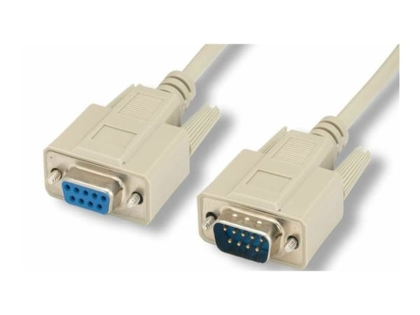 MicroConnect - Seriell förlängningskabel - DB-9 (hane) till DB-9 (hona) - 15 m