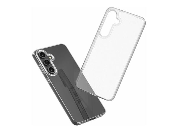 eSTUFF London - Baksidedeksel for mobiltelefon - termoplast-polyuretan (TPU) - gjennomsiktig - for Samsung Galaxy S24 FE