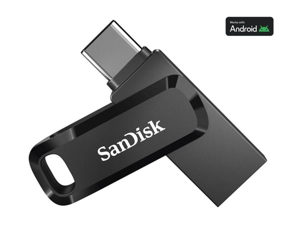 SanDisk Ultra Dual Drive Go - USB-flashstasjon - 1 TB - USB 3.2 Gen 1 / USB-C