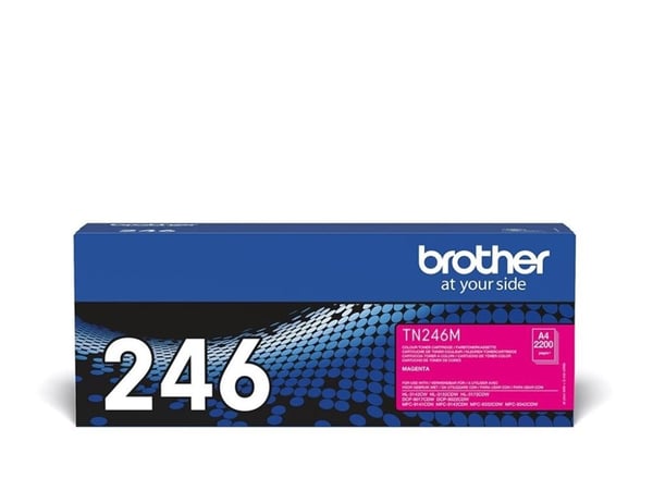 Brother TN-246M, 2200 sivua, Magenta, 1 kpl