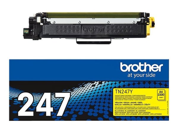 Brother TN247Y - Gul - original - tonerpatron - for Brother DCP-L3510CDW, DCP-L3517CDW, DCP-L3550DW, MFC-L3730CDN
