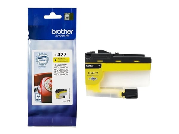 Brother LC427Y - Gul - original - blekkpatron - for Brother MFC-J5955DW, MFC-J6955DW