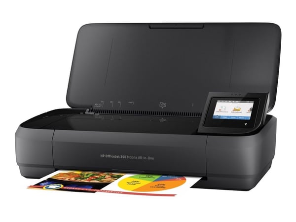 HP Officejet 250 Mobile All-in-One - Multifunksjonsskriver - farge - ink-jet - Legal (216 x 356 mm) (original) - A4/Legal (medie) - opp til 8 spm (...