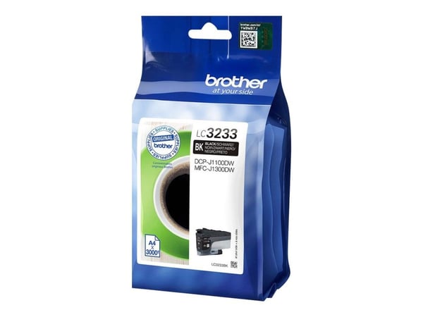 Brother LC3233BK, 3000 sivua, 1 kpl, Kertapakkaus
