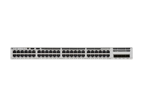 Cisco Catalyst 9200L - Network Essentials - switch - L3 - Styrt - 48 x 10/100/1000 (PoE+) + 4 x 10 Gigabit SFP+ (opplenke) - rackmonterbar - PoE+ (...