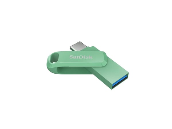 SanDisk Ultra Dual Drive Go - USB-flashstasjon - 1 TB - USB 3.1 Gen 1 / USB-C - absintgrønn