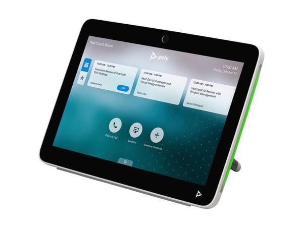 HP Poly TC10 No Radio - Berøringskontroller - Zoom Certified - hvit - TAA-samsvar