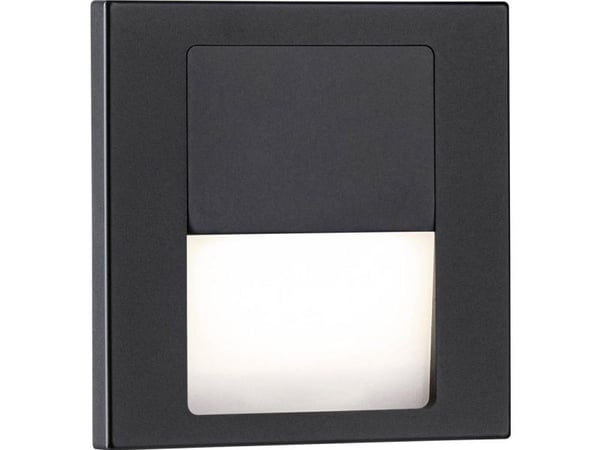 Paulmann 80001 Tsaro innfelt vegglampe LED (RGB) 1 W sort (matt) 80x36mm
