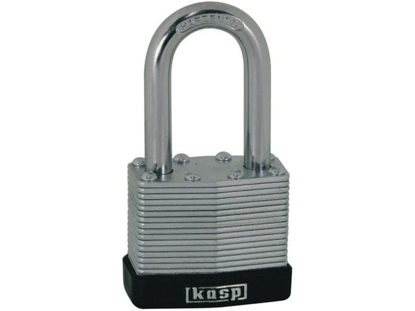 Kasp hengelås K13040L40D 40 mm sølv diverse nøkkel
