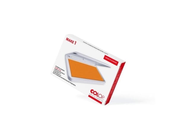 Colop Make 1, Oranssi, Oranssi, Valkoinen, 1 kpl, 90 x 50 mm, Ei sukupuolirajoitusta, REACH