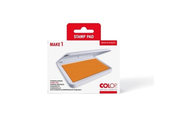 Colop Make 1, Oranssi, Oranssi, Valkoinen, 1 kpl, 90 x 50 mm, Ei sukupuolirajoitusta, REACH