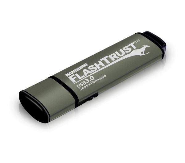 Kanguru FlashTrust Secure Firmware 3.0 - USB-flashstasjon - 64 GB - USB 3.2 Gen 1
