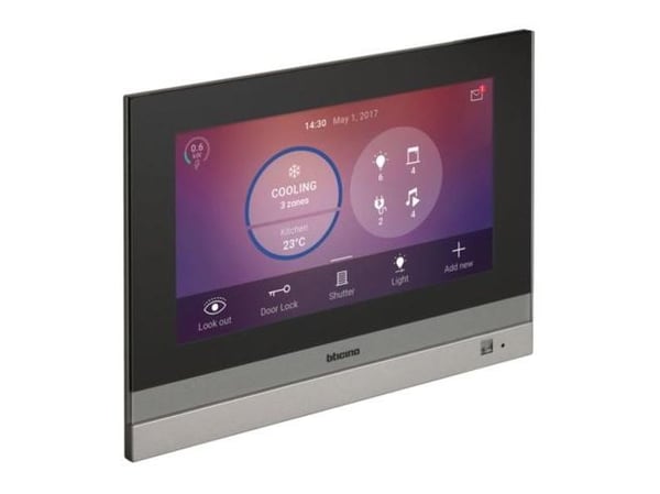 bticino 3488 Smart Home keskusyksikkö langallinen ja langaton alumiininen (3488)