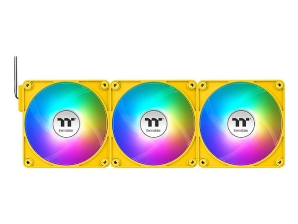 Thermaltake CT140 EX Reverse ARGB Sync PC, Fan, 14 cm, 500 RPM, 1800 RPM, Gul