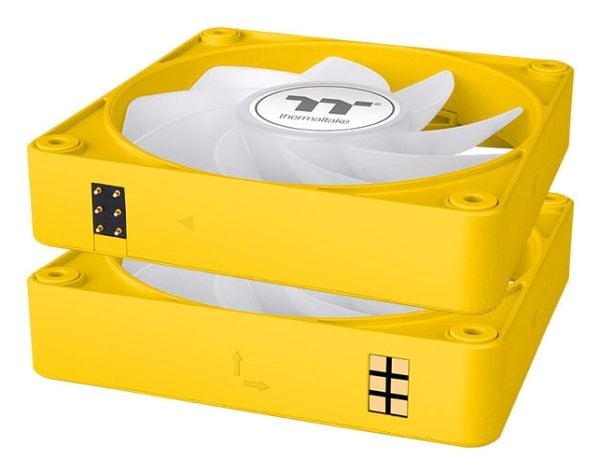 Thermaltake CT140 EX Reverse ARGB Sync PC, Fan, 14 cm, 500 RPM, 1800 RPM, Gul