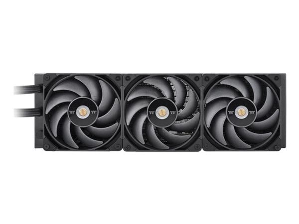 Thermaltake AW420 - Væskekjølesystem for prosessor - Radiatorstørrelse: 420 mm - (for: LGA4677, SP6, sTR5) - forniklet kobbersokkel - 140 mm - svart