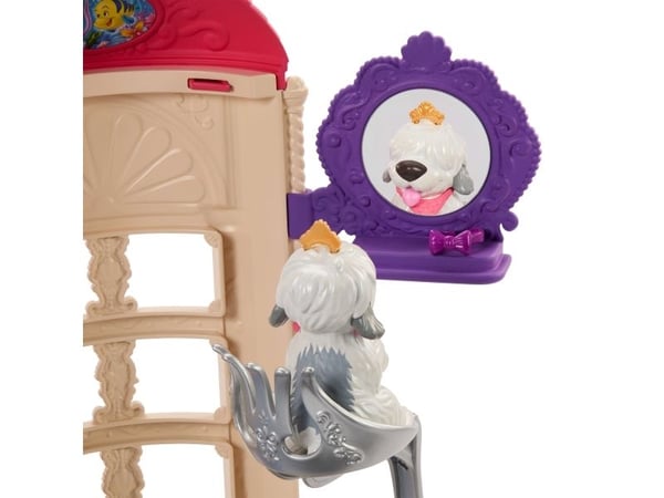 Disney Princess Pet Palace-lekesett med 7 lekeområder, 3 dyrevenner og mer enn 20 møbel- og tilbehørsdeler, 3 år, Gutt/Jente, 516 mm, 1,39 kg, Fler...