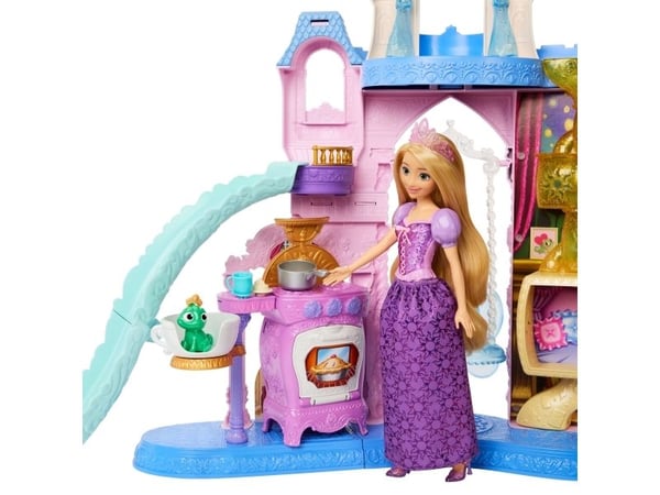 Disney Princess Pet Palace-lekesett med 7 lekeområder, 3 dyrevenner og mer enn 20 møbel- og tilbehørsdeler, 3 år, Gutt/Jente, 516 mm, 1,39 kg, Fler...
