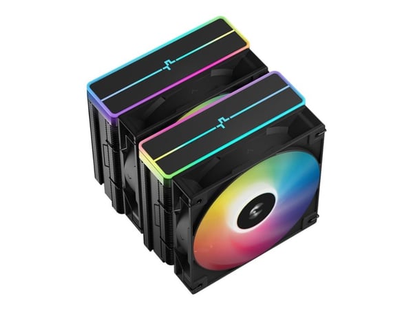 Deepcool AG620 BK ARGB V2 - Processorkylare - (för: LGA1155, LGA1150, LGA1151, LGA1200, LGA1700, LGA1851, AM4, AM5) - 120 mm - svart