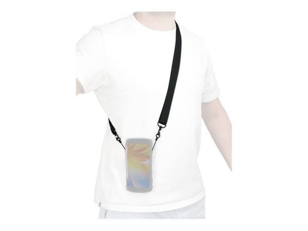Mobilis - Skulderstropp for bæreveske - with 2 soft rings, 2 attachment points - svart