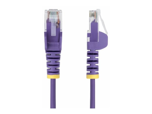 Startech 7m Purple Slim CAT6 Ethernet Cable, Snagless, 28AWG, LSZH - Koblingskabel - RJ-45 (hann) til RJ-45 (hann) - 7 m - 3.6 mm - UTP - CAT 5/5e/...