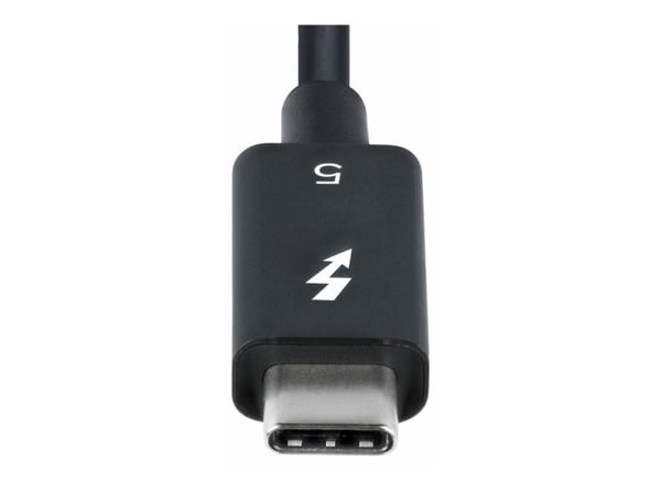 StarTech 1.5ft (50cm) Thunderbolt 5 Cable, 80Gbps/120Gbps, Certified - Thunderbolt-kabel - Thunderbolt 5 (hann) til Thunderbolt 5 (hann) - USB4 / T...