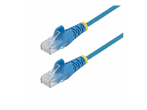 Startech 7m Blue Slim CAT6 Ethernet Cable, Snagless, 28AWG, LSZH - Koblingskabel - RJ-45 (hann) til RJ-45 (hann) - 7 m - 3.6 mm - UTP - CAT 5/5e/6 ...