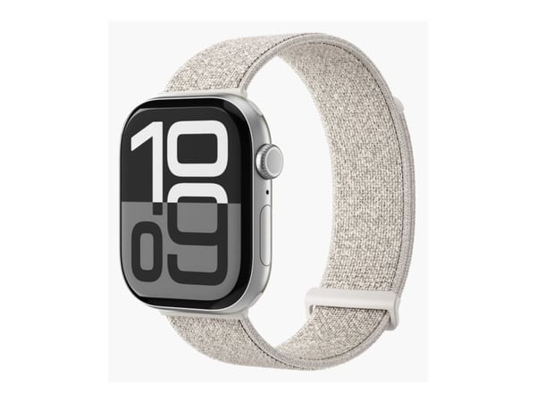 Vonmählen Fitness Loop 2 - Sløyfe for smart armbåndsur - 44/45/46/49 mm - kremfarget - for Apple Watch Hermès Series 9, SE 3, Series 10, Series 11,...
