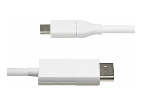 StarTech 6.6ft (2m) USB C to DisplayPort 1.2 Cable, Bidirectional - DisplayPort-kabel - USB-C (hann) til DisplayPort (hann) - Displayport 1.2/Thund...