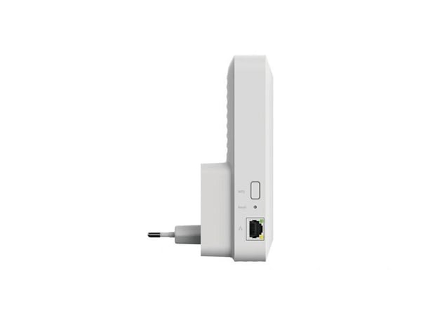 NETGEAR EAX17 - Wi-Fi-system - (utvider) - inntil 1500 kvadratfot - maske 1GbE - Wi-Fi 6 - Dobbeltbånd - veggpluggbar - for NETGEAR AX3000