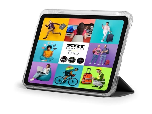 PORT NOUMEA II SLIMCLEAR ECO - Beskyttende deksel for nettbrett - lerret - lavendel - for Apple 10.9-inch iPad (10. generasjon); iPad A16 Wi-Fi, A1...