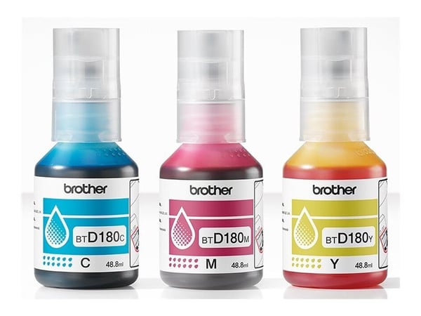 Brother BTD180CLVAL, Original, Blå, Magenta, Gul, Brother, DCP-T580DW, DCP-T583DW, DCP-T780DW, 5000 Sider, 3 stk