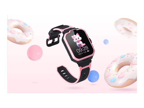 ZTE Smartklocka för barn ZTE Kids Watch K1 PRO LTE (rosa)
