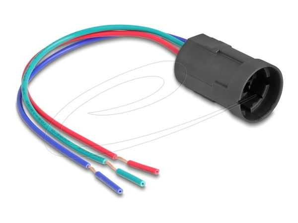 Delock - Easy 45 - trykknappbryter - 1 vippebryter - 3 A - AC 250 V - svart