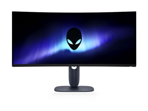 Alienware AW3425DW - OLED-skjerm - gaming - kurvet - 34" (34.2" synlig) - 3440 x 1440 @ 240 Hz - 1000 cd/m² - 1500000:1 - DisplayHDR 400 True Black...