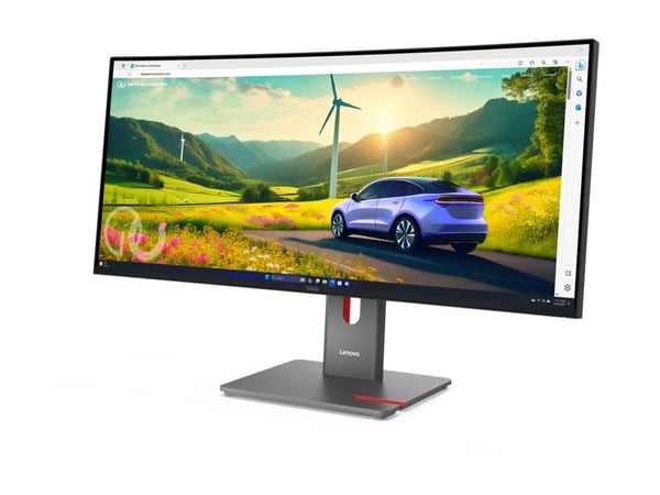 Lenovo ThinkVision P27QD-40 - LED-skjerm - 27" - 2560 x 1440 QHD @ 120 Hz - IPS - 350 cd/m² - 1500:1 - 4 ms - HDMI, DisplayPort - ravnsort
