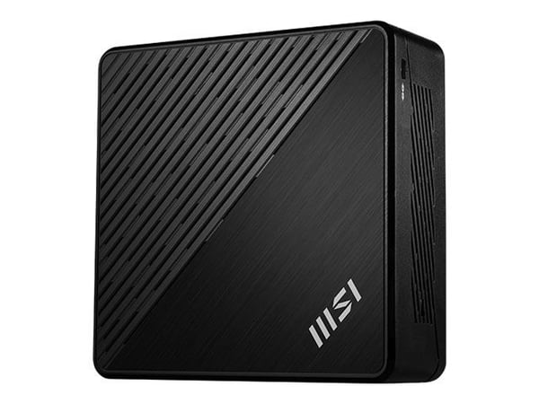 MSI Cubi N ADL S 226BEU - Barebone - mini-PC 1 x N-series N200 / inntil 3.7 GHz - RAM 0 GB - UHD Graphics - Gigabit Ethernet - svart