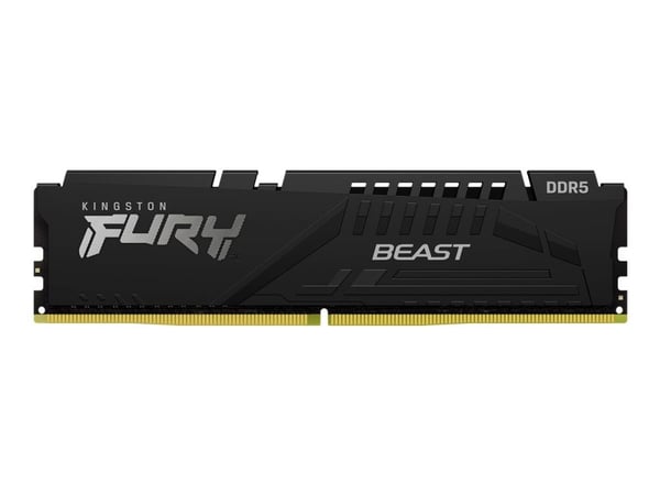Kingston FURY Beast - DDR5 - modul - 32 GB - DIMM 288-pin - 2800 MHz / PC5-44800 - CL36 - 1.25 V - ikke-bufret - on-die ECC - svart