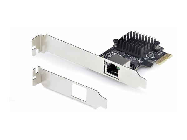 StarTech.com PR15GR-NETWORK-CARD, Sisäinen, Langallinen, PCI Express, Ethernet, 5000 Mbit/s, musta, Hopea