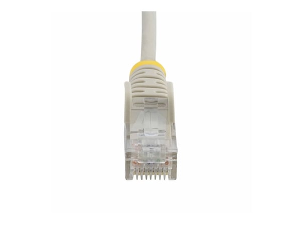 Startech 10m Gray Slim CAT6 Ethernet Cable, Snagless, 28AWG, LSZH - Koblingskabel - RJ-45 (hann) til RJ-45 (hann) - 10 m - 3.6 mm - UTP - CAT 5/5e/...
