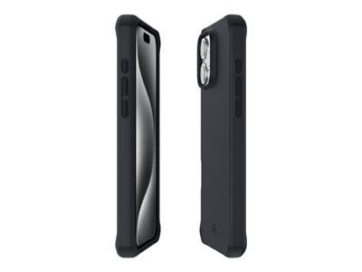 Mobilis SPECTRUM_R - Baksidedeksel for mobiltelefon - robust - antimikrobiell, 100 % resirkulert - Impacthane - svart - for Apple iPhone 16 Pro Max