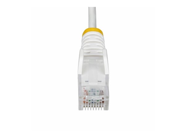 Startech 50cm White Slim CAT6 Ethernet Cable, Snagless, 28AWG, LSZH - Koblingskabel - RJ-45 (hann) til RJ-45 (hann) - 50 cm - 3.6 mm - UTP - CAT 5/...