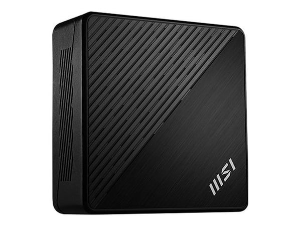 MSI Cubi N ADL S 226BEU - Barebone - mini-PC 1 x N-series N200 / inntil 3.7 GHz - RAM 0 GB - UHD Graphics - Gigabit Ethernet - svart